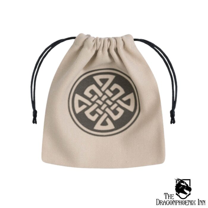 Celtic Beige & Βlack Dice Bag