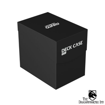 Ultimate-Guard-Deck-Case-133-Standard-Size-Black-Open