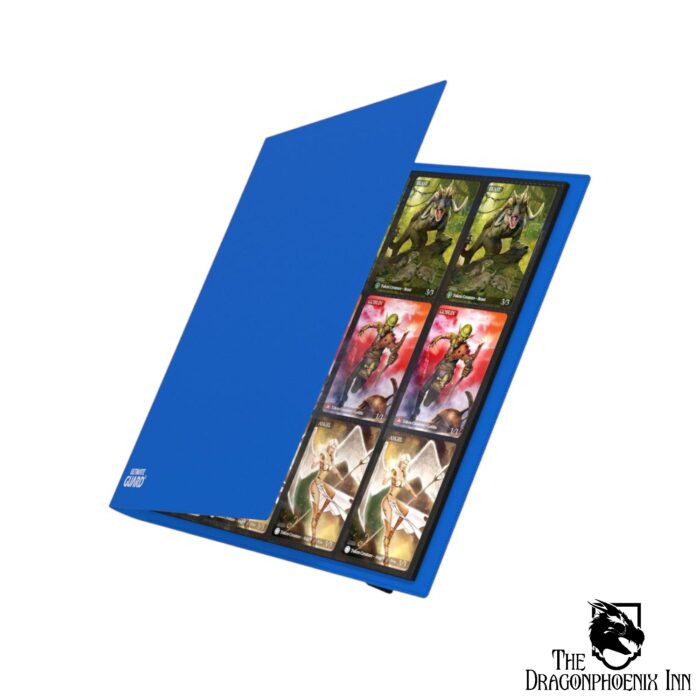 Ultimate-Guard-Flexxfolio-480-24-Pocket-Quadrow-Blue-open