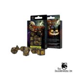 Halloween Pumpkin - Jack O Lantern Dice Set Glow-In-The-Dark