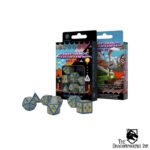 Arcade Blue & Yellow Dice Set