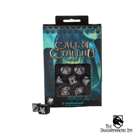Call of Cthulhu Abyssal & White Dice Set