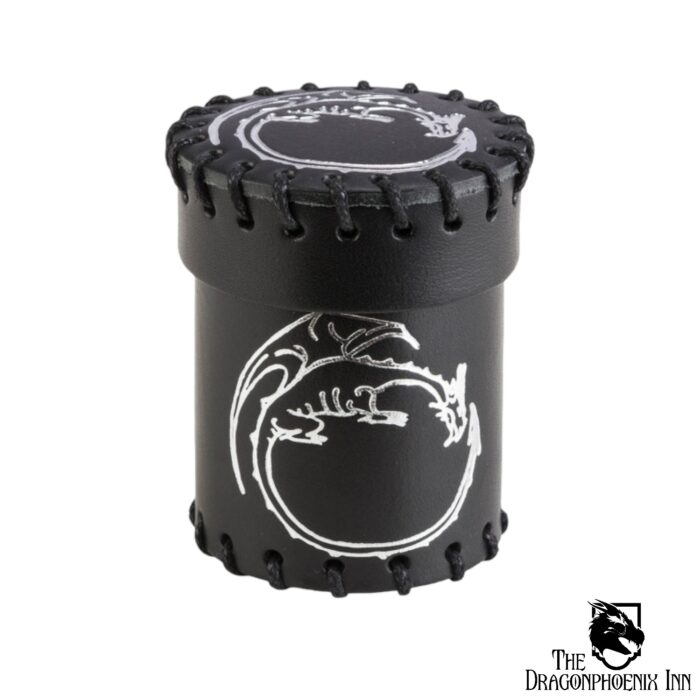 Dragon Black Leather Dice Cup