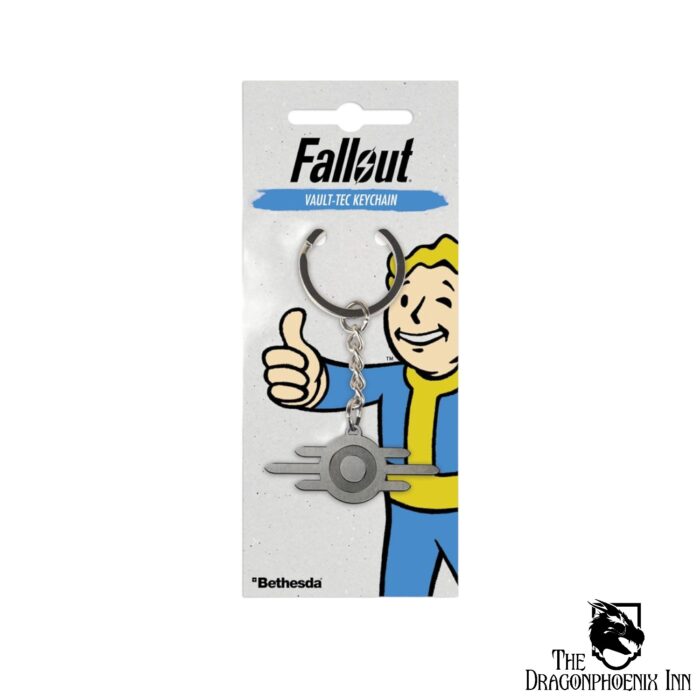 Fallout Metal Keychain Vault-Tec