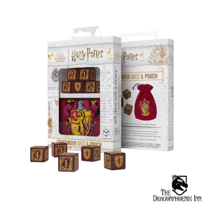 Harry Potter: Gryffindor Dice & Pouch