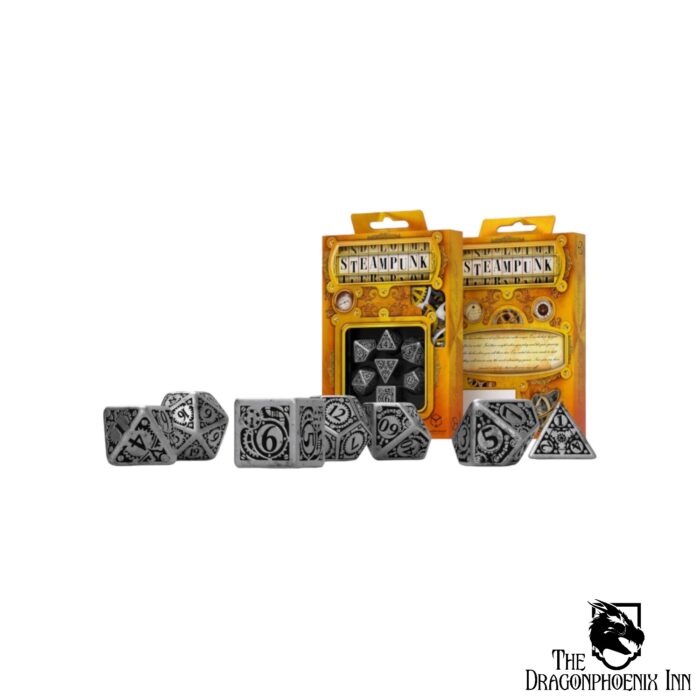 Metal Steampunk Dice Set (7)