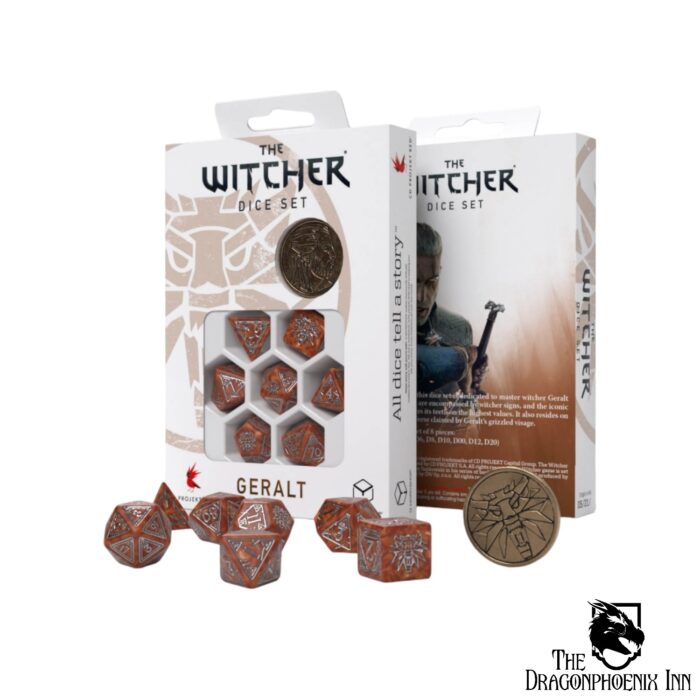 The Witcher Dice Set. Geralt  - The Monster Slayer