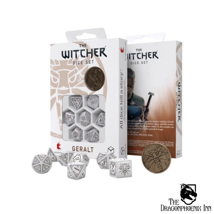 The Witcher Dice Set. Geralt - The White Wolf