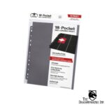Ultimate Guard 18-Pocket Pages Side-Loading Grey (10)