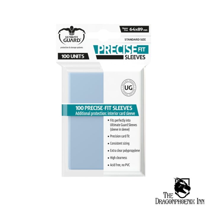 Ultimate Guard Precise-Fit Sleeves Standard Size Transparent (100)