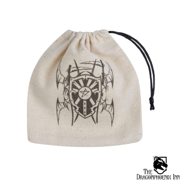 Vampire Beige & Black Basic Dice Bag