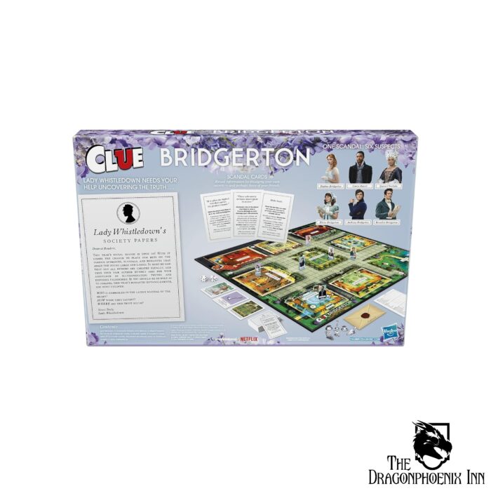 Cluedo Bridgerton Box Back