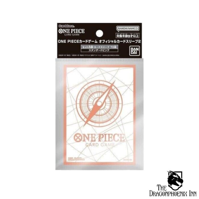 Bandai Card Sleeves - One Piece Card Game: Card Back (Pink)