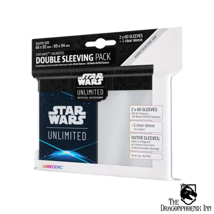 Gamegenic - Star Wars: Unlimited Art Sleeves Double Sleeving Pack - Space Blue