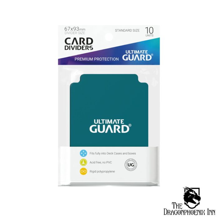 Ultimate Guard Card Dividers Standard Size Petrol Blue (10)