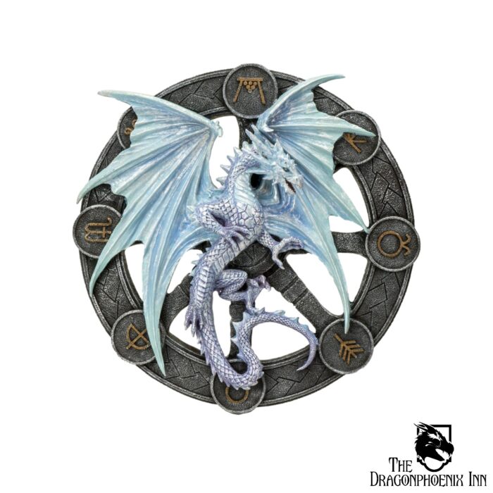 Anne Stokes Plaque Yule Dragon