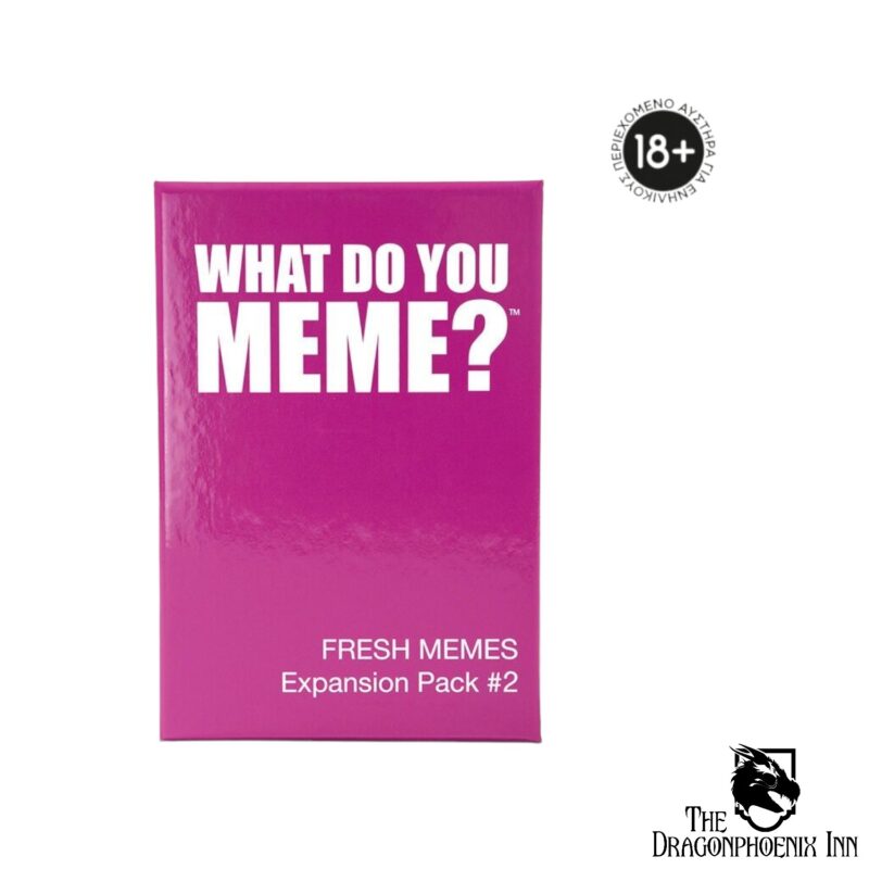 AS Games Επέκταση Επιτραπέζιου Παιχνιδιού What Do You Meme? Fresh Memes 2 Για 18+ Χρονών