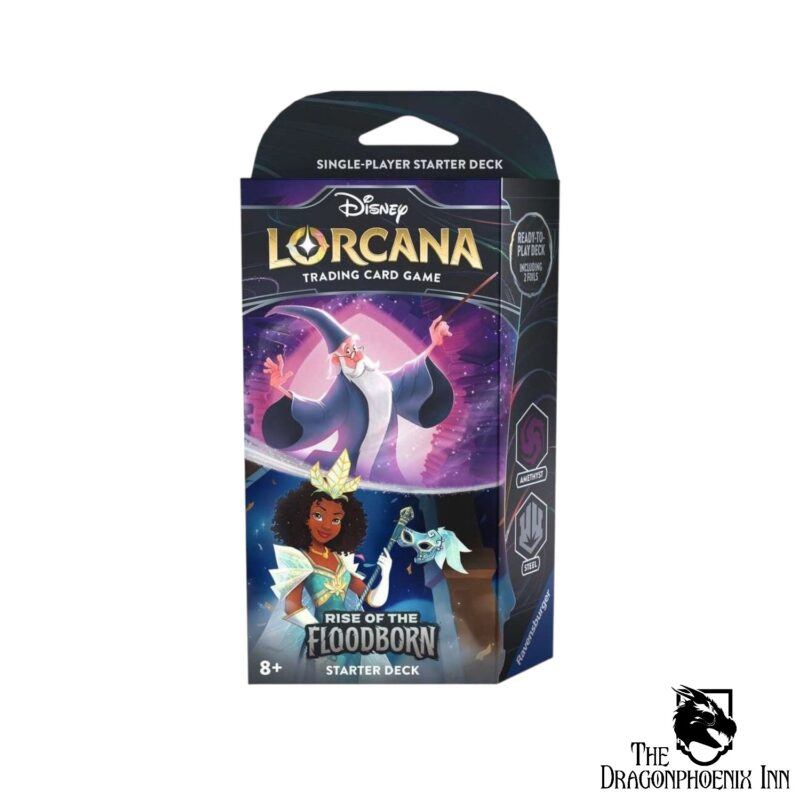 Lorcana Rise of the Floodborn Starter Deck Merlin & Tiana