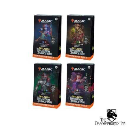 Magic The Gathering Outlaws of Thunder Junction Commander Deck Bundle