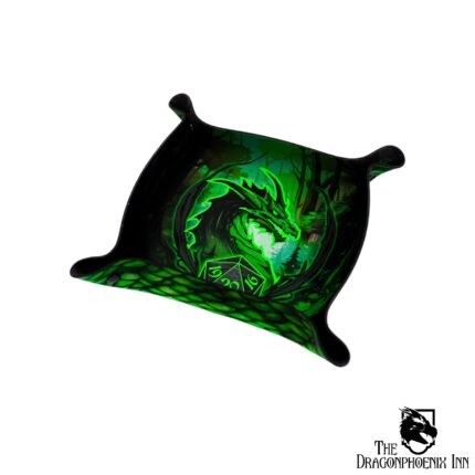 Green Dragon - Premium Dice Tray Glowing in The Dark