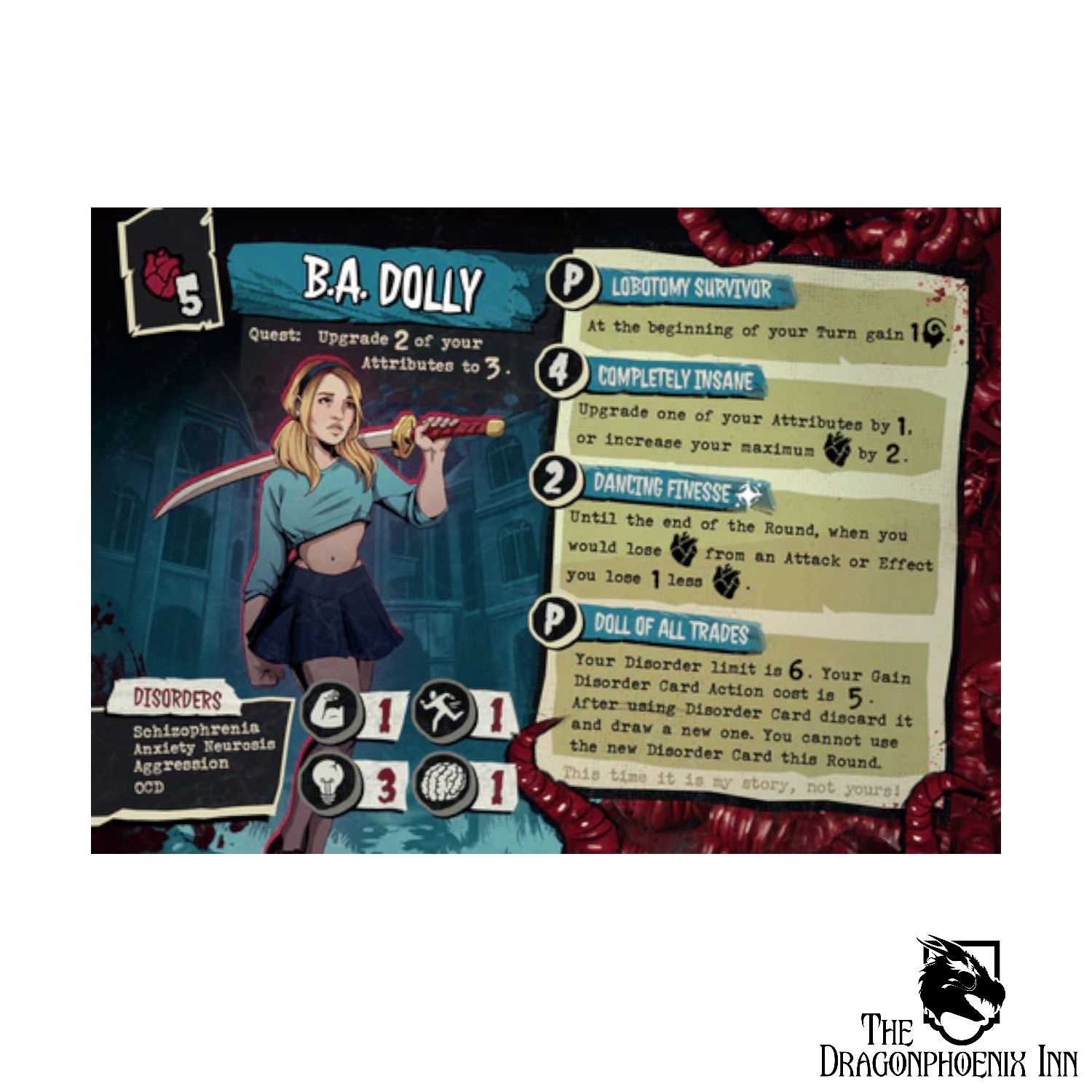 Lobotomy 2: Manhunt - Espansione Personaggi Criminalmente Insani (Inglese) - 6 Miniature, Per 1-5 Giocatori, Età 14+