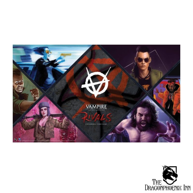 Vampire Rivals Brujah Clan Playmat