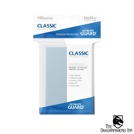 Ultimate Guard Classic Soft Sleeves Standard Size Transparent (100)