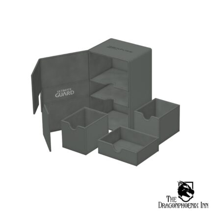 Ultimate Guard Twin Flip`n`Tray 160+ XenoSkin Monocolor Grey