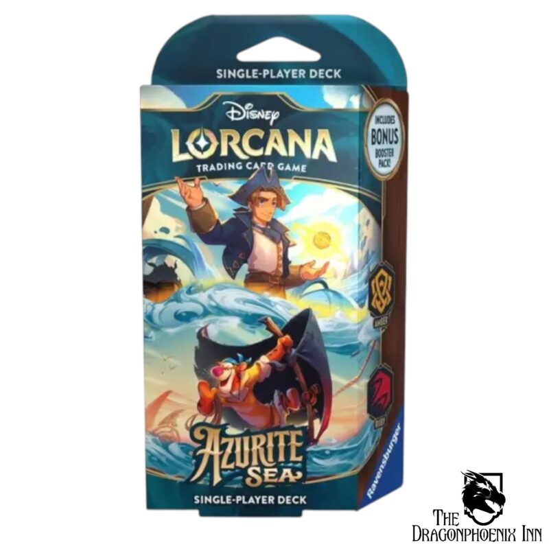 Disney Lorcana TCG – Azurite Sea Starter Deck (Amber & Ruby)