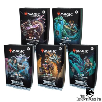 Magic the Gathering Tarkir Dragonstorm Commander Decks Display (5)