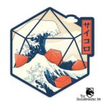 Great Wave of Dice Sticker