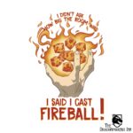 I Cast Fireball Sticker