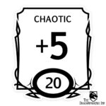 Stat Block Chaotic Sticker