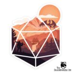 The D20 Hero Sticker
