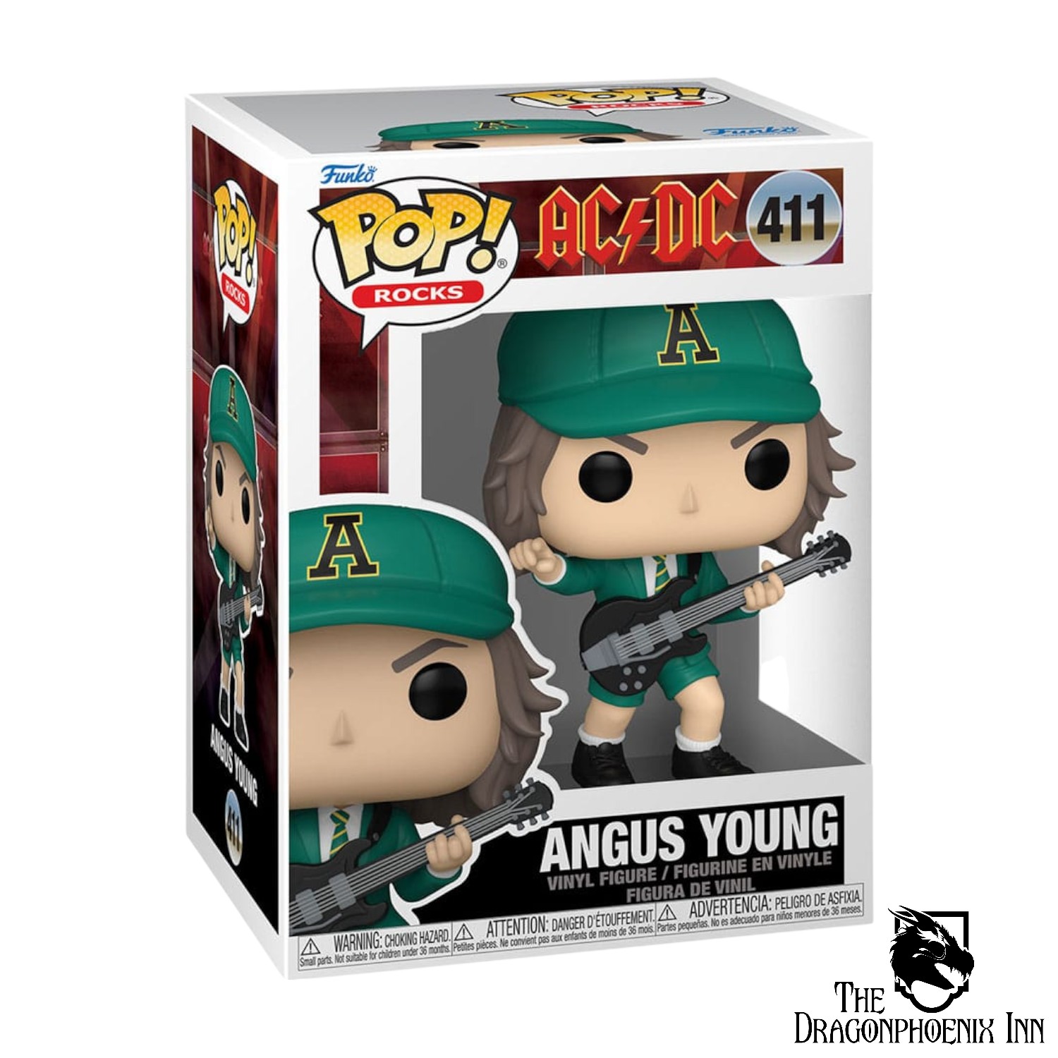 ACDC POP! Rocks Vinyl Figure Angus Young(Green) 9 cm AC/DC Funko POP! Rocks Vinyl Figure Angus Young(Green) 9 cm