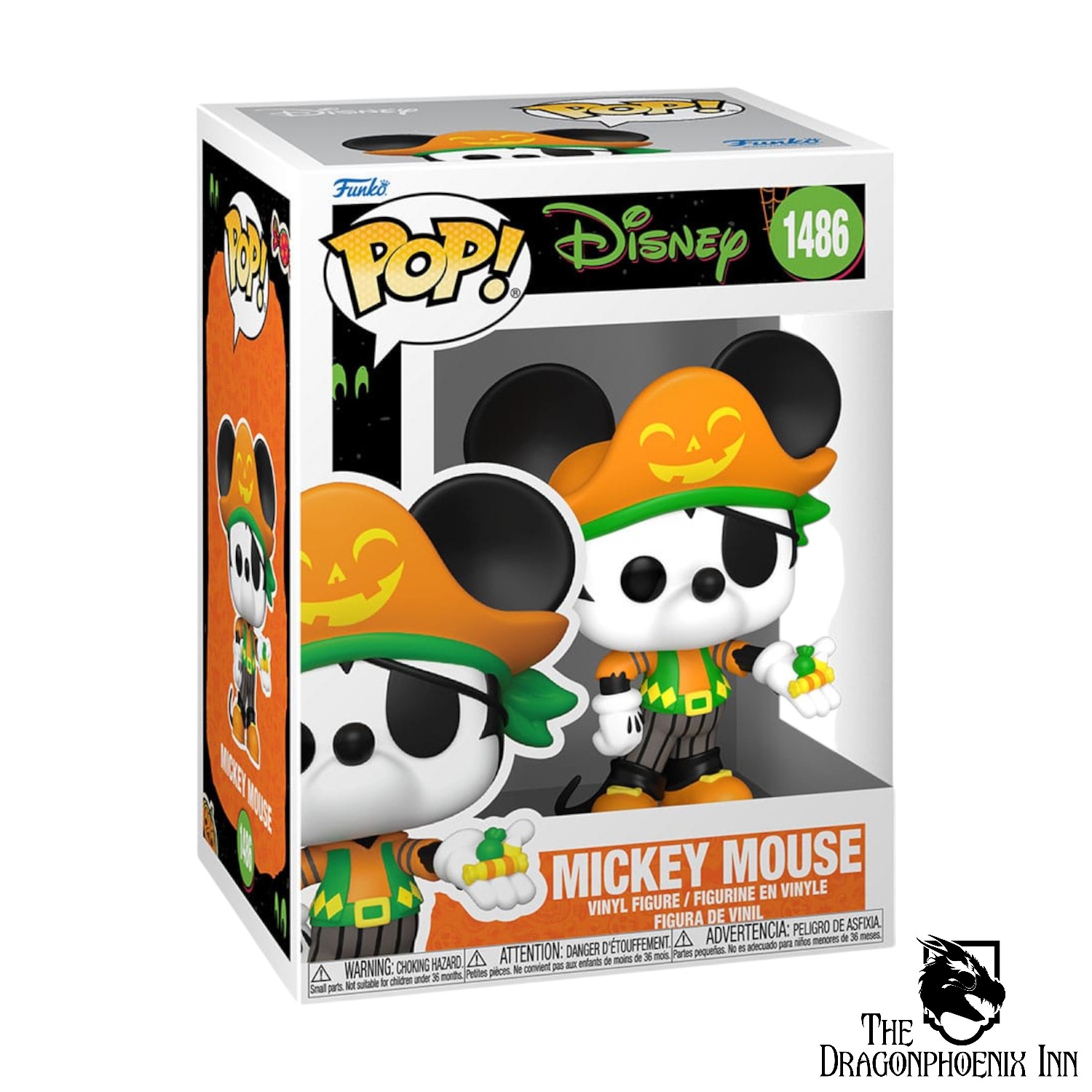 Disney POP! Vinyl Figure Halloween Pirate Mickey 9 cm Disney Funko POP! Vinyl Figure Halloween Pirate Mickey 9 cm