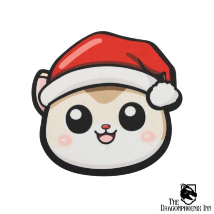 Mug Coasters Set - Santa Kittens - 4 pcs