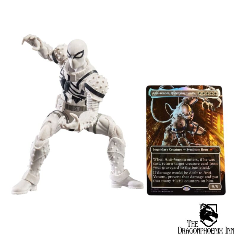 Marvel Legends Magic The Gathering Action Figure Agent Anti-Venom (plus Exclusive Foil Card)