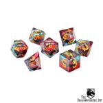 Chromatic Dragon's Gaze Floating Eye RPG Dice Set