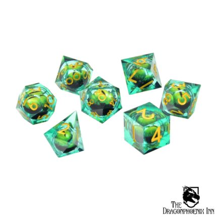 Forest Dragon's Gaze Floating Eye RPG Dice Set