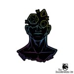 Holographic Head in the Game Sticker