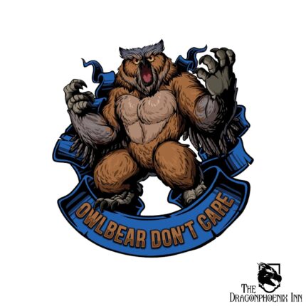 Owlbear Don't Care Sticker